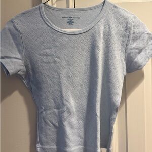 Brandy Melville Sky Blue Short Sleeve Tee